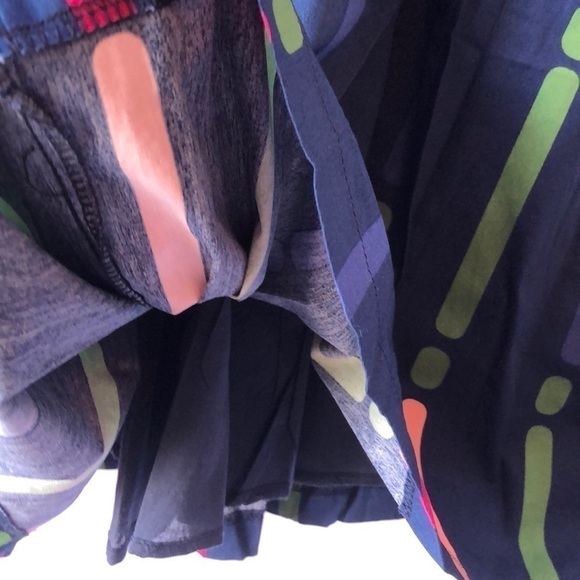 MODCLOTH Dress Scoop Neck Sleeveless Size XS Dress Pockets Art Wear Nav… - Picture 5 of 8